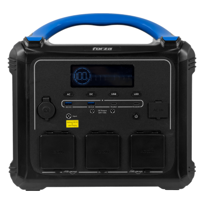 FPP-1100WH. FORZA 1200W Acumulador Litio-LMFP 1102Wh Estación portátil inversor Onda Pura MPPT