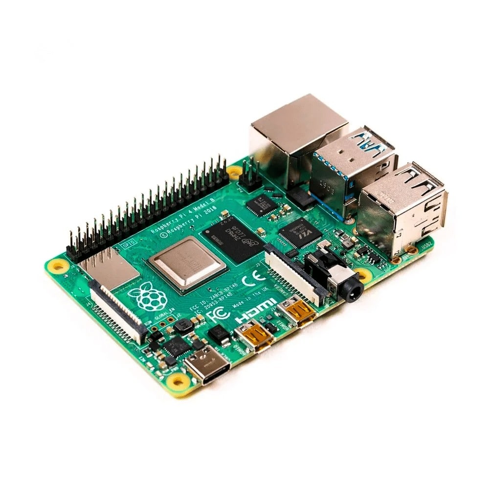 Conjunto Raspberry Pi 4 con Memoria RAM de 4GB e Incorporación de Módulo Fotográfico Versión 3