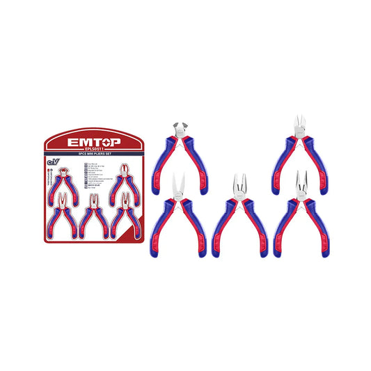Colección de 5 Pinzas Miniatura de 4,5″ – Emtop