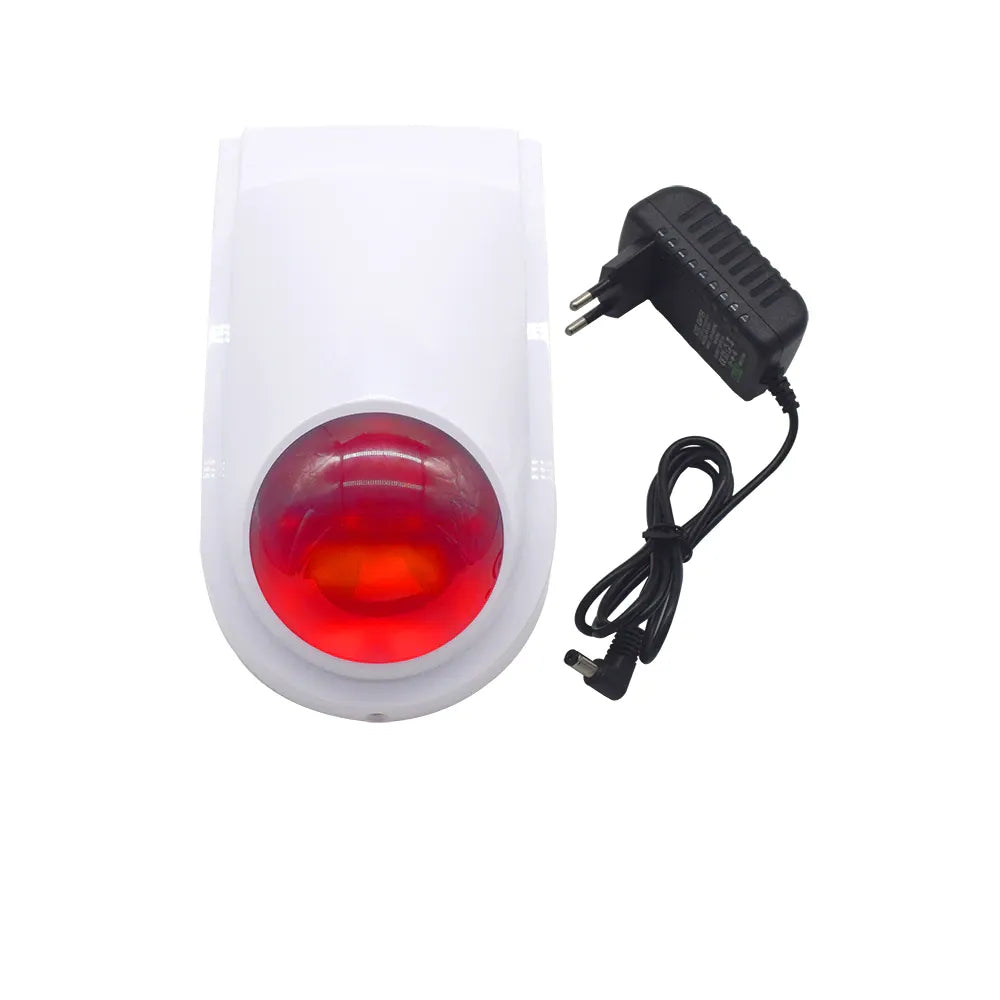 Dispositivo de Alerta con Bocina y Luz Intermitente