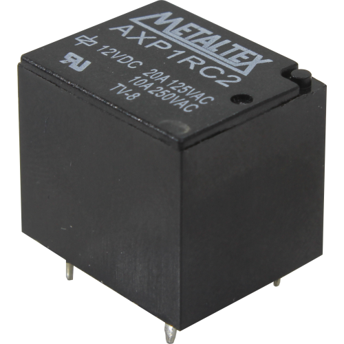 Relé industrial miniatura de potencia hasta 20A terminales PCB serie AXP - 24VDC