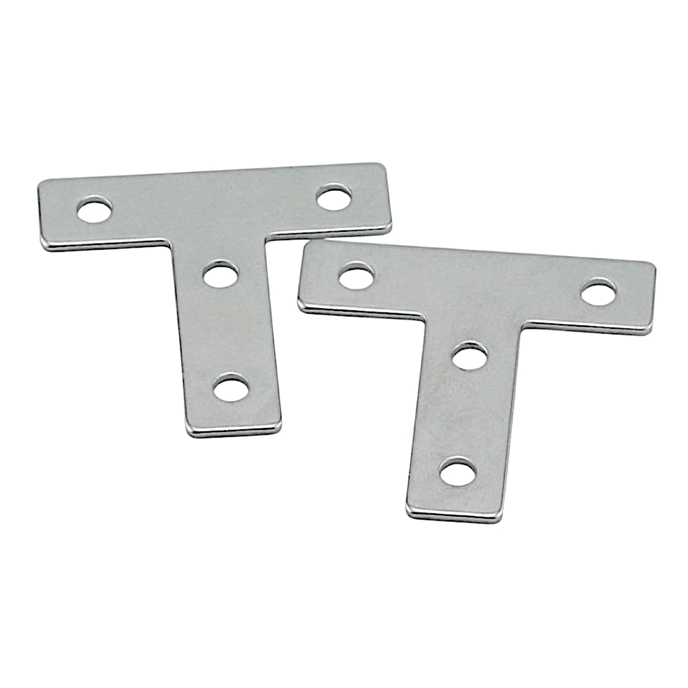 Placa Unión Tipo T Para Perfil Tslot 40x40 (pack 2 und)