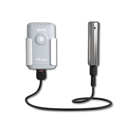 Sensor de Nivel de Agua Sumergible LoRaWAN Milesight EM500-SWL US915 con Cable de 25 m