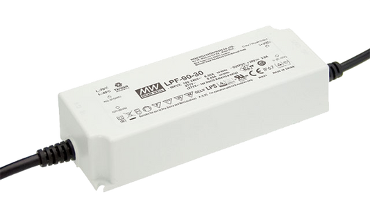 Driver LED plástico voltaje PFC IP67 90W LPF-90 - 15V
