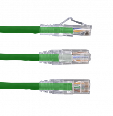 CP6V-1F. FURUKAWA Cable de red Cat6 de 1 metro, color verde, U/UTP LSZH, conector RJ45, Gigalan 35123211
