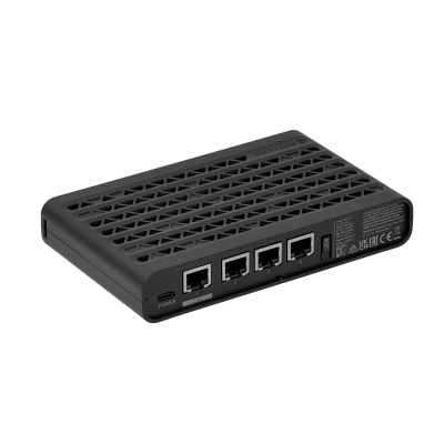 HAP-BE-LITE. MIKROTIK WiFi7 1-2.5G 3-1000 2-950MHz 2,4/5GHz Enrutador Punto de Acceso USB-C incluye-5V