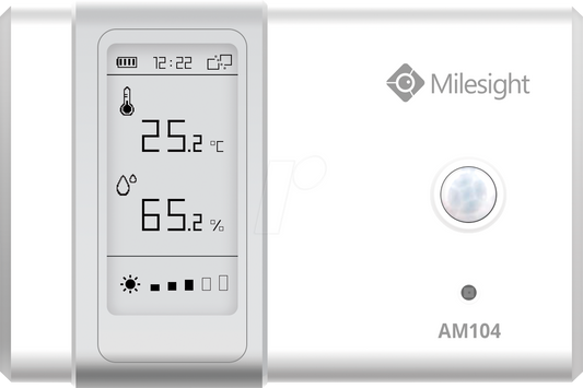 Sensor de monitoreo de ambiental interior LoRaWAN (Descontinuado) - Integrado con sensores de humedad, temperatura, CO2, TVOC, movimiento, luz y presión barométrica
