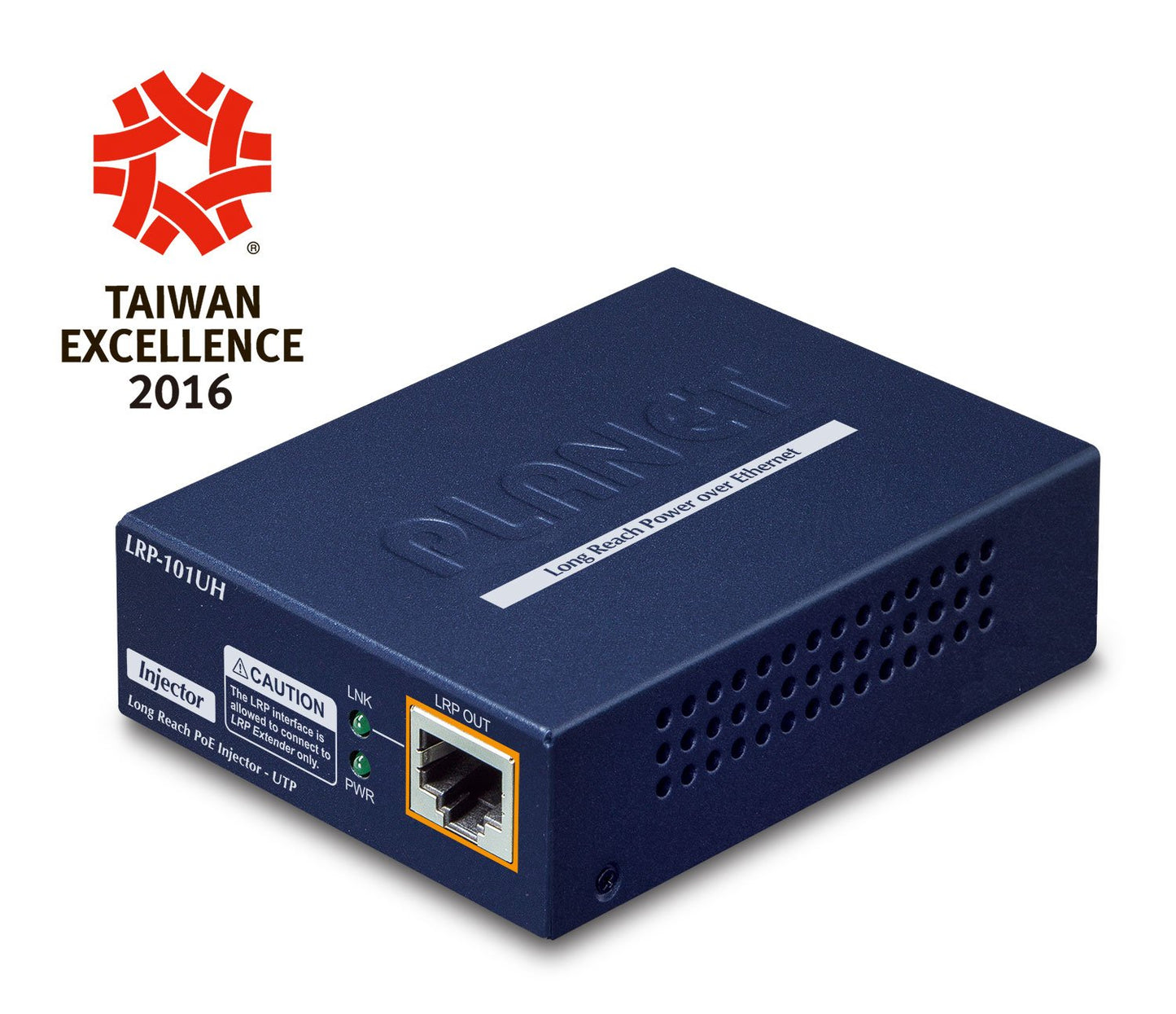 Kit Extensor PoE de Largo Alcance Sobre UTP de 1 Puerto (LRP-101UH + LRP-101UE)