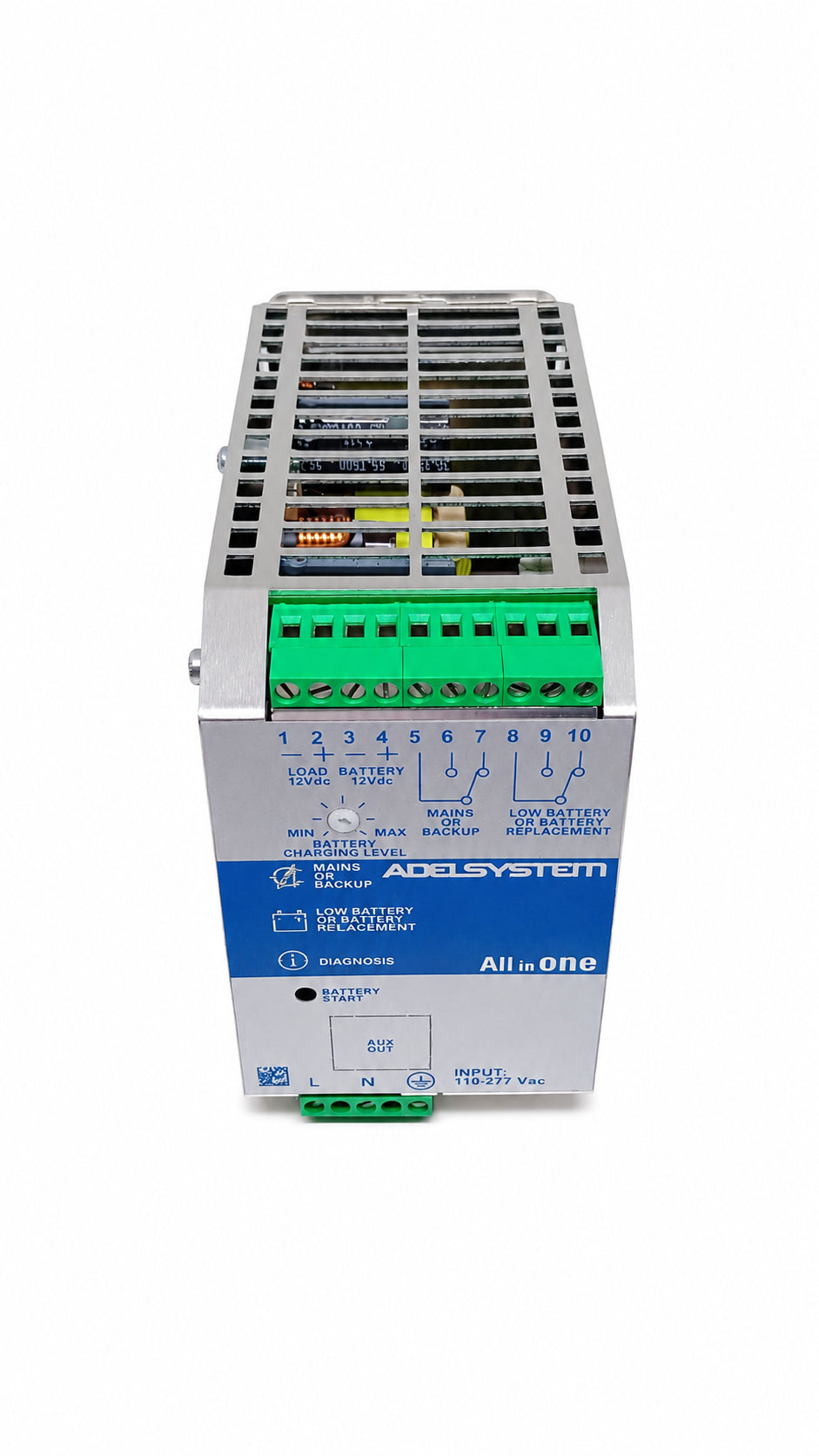 UPS en DC riel din entrada 115~230VAC salida 12V 3A