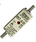 Fusible Marca SIBA (Alemania), curva gG, tamaños NH000 / NH00, 690V - NH000 - 20A