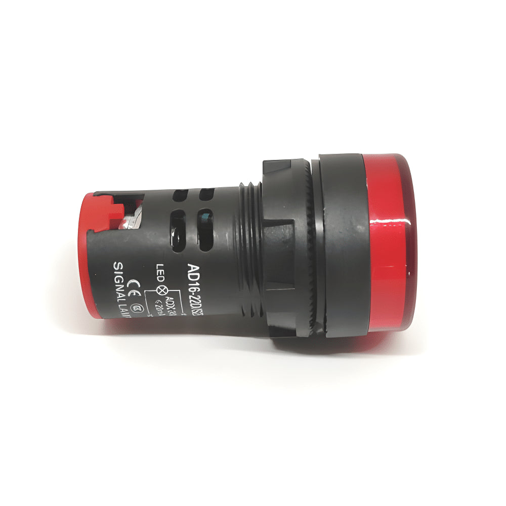 Indicador Luminoso Led 22mm 24V Color Rojo