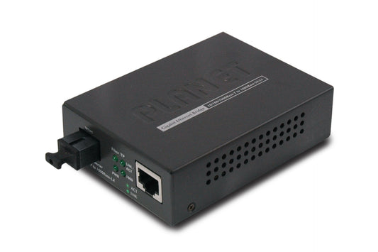 Conversor de Medios 10/100/1000BASE-T a 1000BASE-LX (WDM) TX:1550nm 20Km