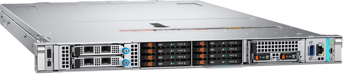 Dell Servidor Rack R470 + 6511P 16C +4x 32GB + 480GB SSD vista 3