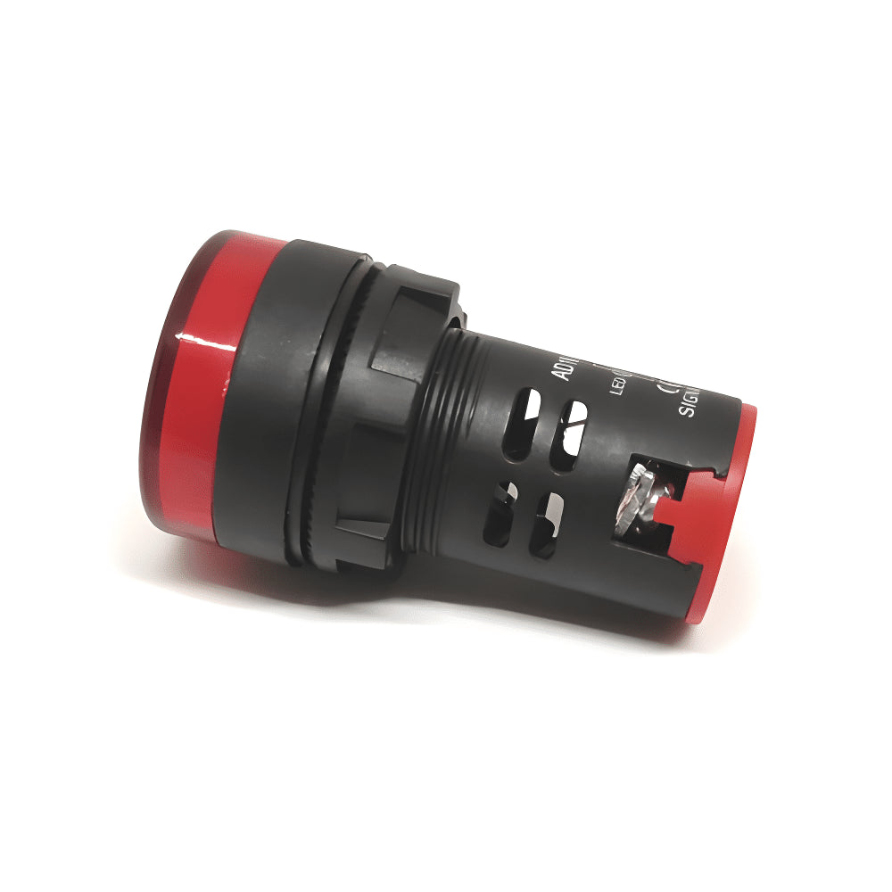 Indicador Luminoso Led 22mm 24V Color Rojo