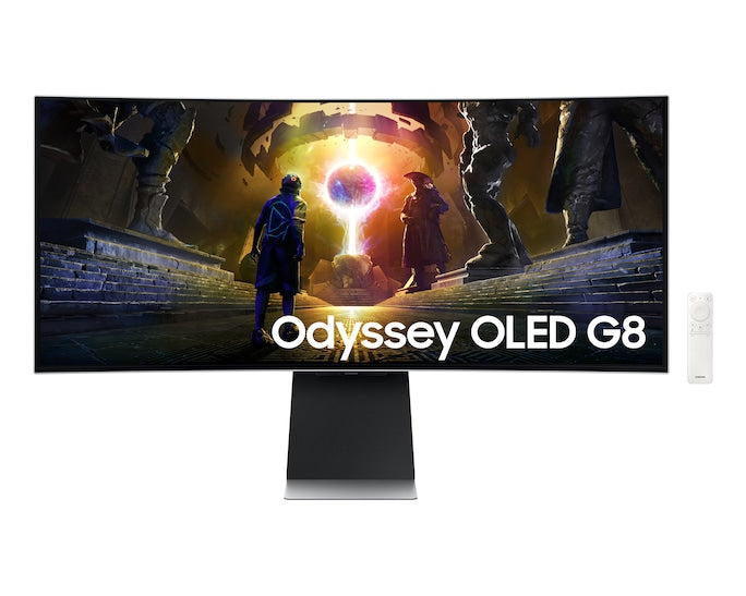 Samsung LS34DG850SL pantalla para PC 86,4 cm (34") 3440 x 1440 Pixeles UltraWide Quad HD OLED Plata