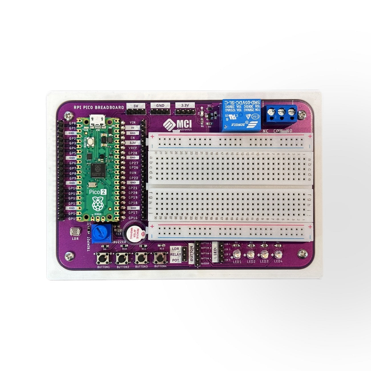 Suite de Prototipado sobre Placa de Pruebas para Raspberry Pi Pico