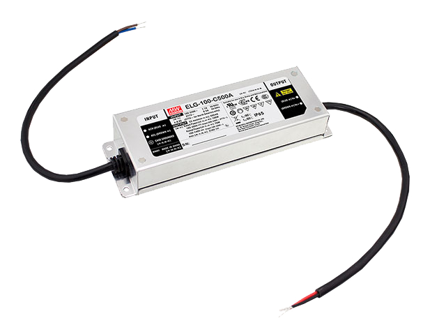 Driver LED carcasa metálica corriente PFC opcional DALI 100W ELG-100-C - 350mA (comúnmente usado) - B - 3 en 1  (1-10V, Resistor, PWM)