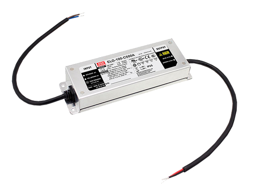 Driver LED carcasa metálica corriente PFC opcional DALI 100W ELG-100-C - 350mA (comúnmente usado) - B - 3 en 1  (1-10V, Resistor, PWM)