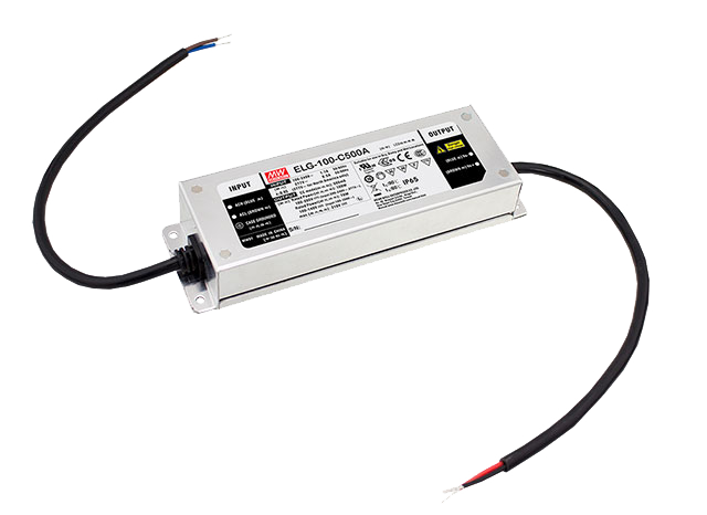 Driver LED carcasa metálica corriente PFC opcional DALI 100W ELG-100-C - 500mA (comúnmente usado) - AB - Ajuste Potenciómetro (Io) + 3 en 1