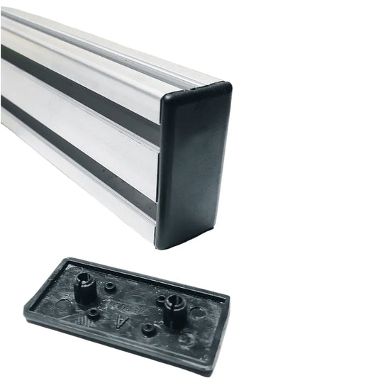Cubierta plástica riel t-slot 30x60 mm 4 unidades