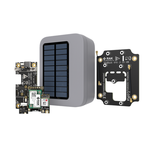 WisBlock Kit 2nd Gen LoRa-based GPS Tracker with Solar Panel