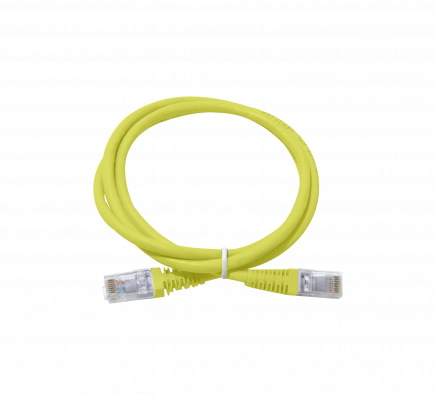 CP6M-1F. FURUKAWA 1mt Cat6 Amarillo U/UTP LSZH Latiguillo RJ45 Gigalan 35120008
