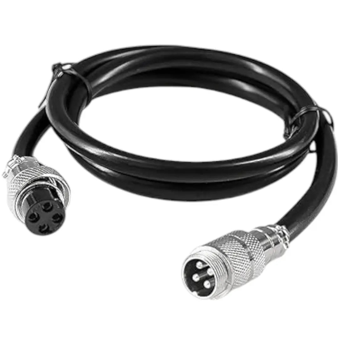 Conector receptáculo para cable 4 Contactos Gx16-4A