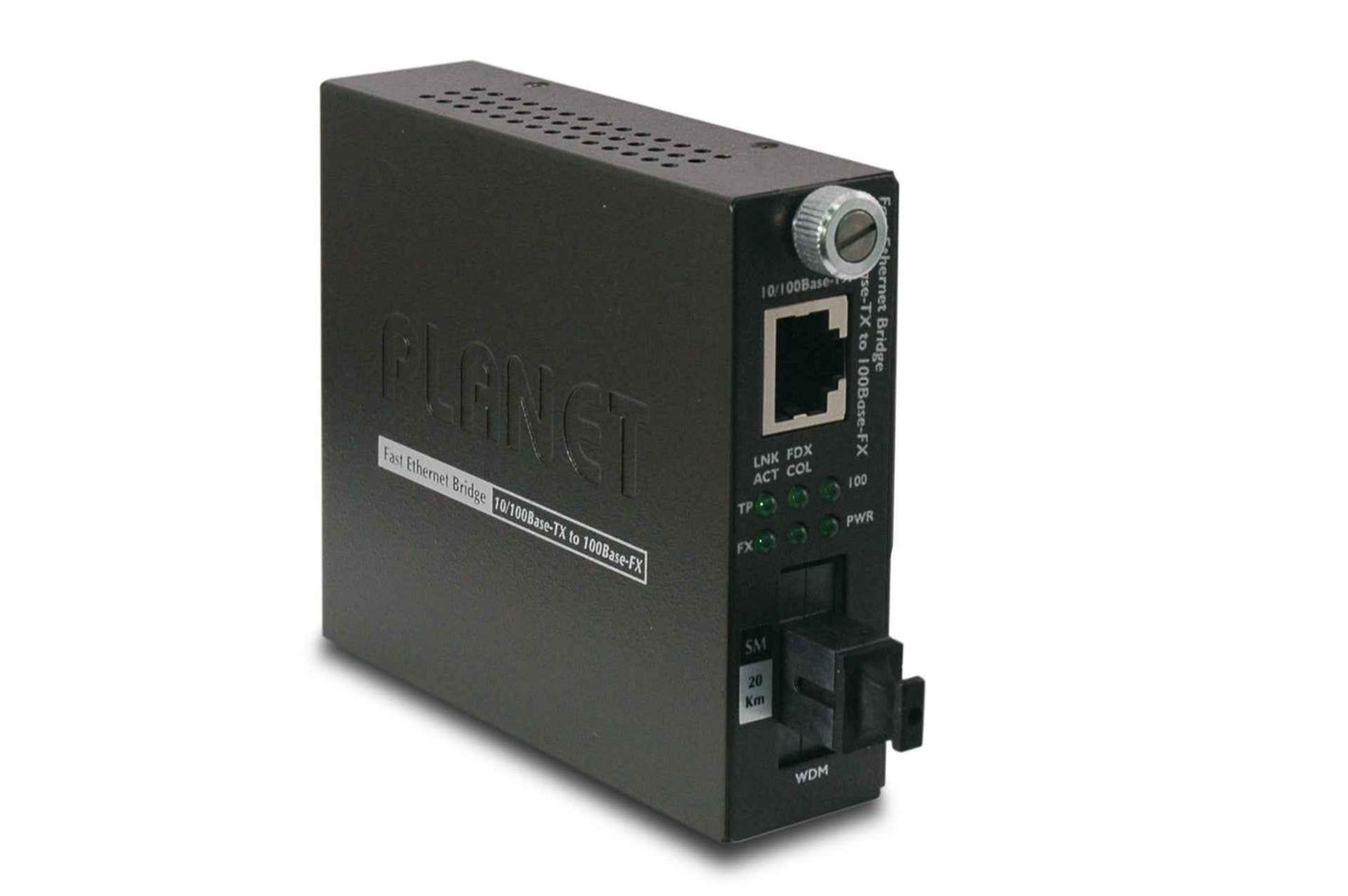 Conversor de medios smart 10/100Base-TX a 100Base-FX (SC WDM, SM) - TX: 1550nm- 20km (Descontinuado)