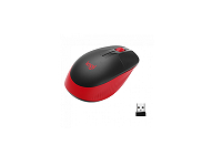 Logitech Mouse Inalambrico M190 Negro/Rojo