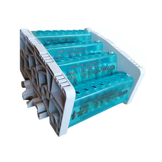 Barra de conexión 7X12 mm² multipolar de 4 vías 15 orificios 2/13 – Onka