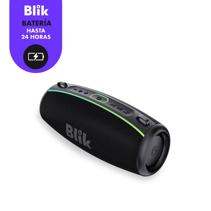 Altavoz Inalámbrico Blik Beatbass con Conectividad Bluetooth, Potencia de 60W e Impermeabilidad IPX6