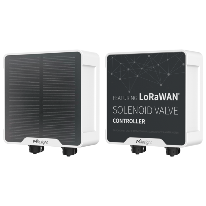 Controlador de válvula solenoide Solar, interfaz de pulso LoRaWAN - Solar con antena Interior
