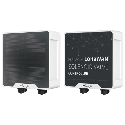 Controlador de válvula solenoide Solar, interfaz de pulso LoRaWAN - Solar con antena Interior