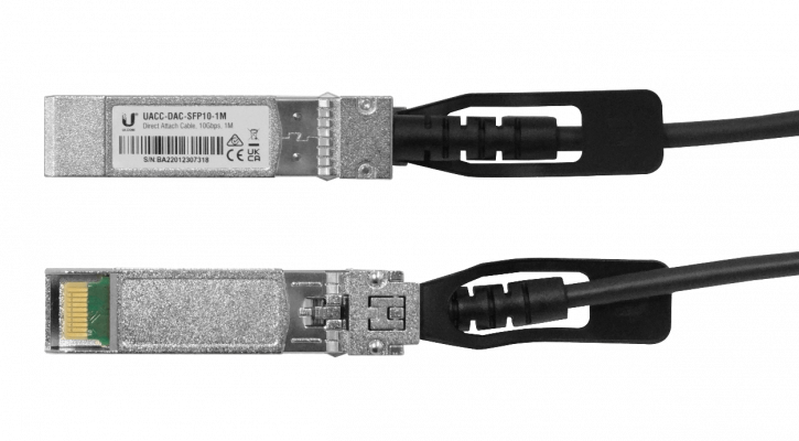 UDC-1 UBIQUITI 1 Metro Cable de Conexión Directa SFP+ 10Gbps Cobre Pasivo UACC-DAC-SFP10-1M