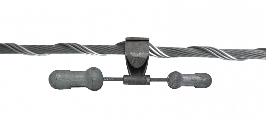 DAMPER. Amortiguador para Cable ADSS destinado a suprimir vibraciones en postes
