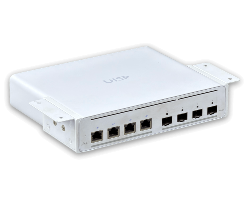 UISP-S-PLUS-LIQ DE SEGUNDA MANO UBIQUITI 4-SFP+10G 4-2500-PoE27V 27V/160W-total Conmutador 100-240VAC