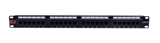 PP624L-LIQ. LINKMADE SOLO CAJA-DETERIORADA 24-RJ45 CAT6 UTP PATCHPANEL 1U