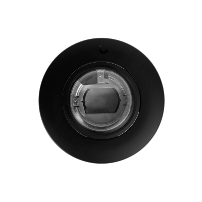FMUB. UI Soporte de Techo Empotrado Negro con Cubierta Transparente para UVC-G5-DomeUltra