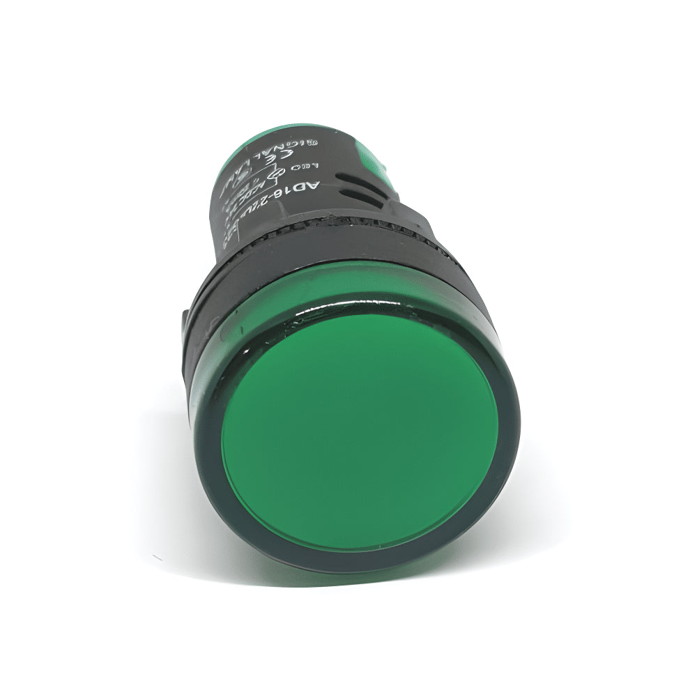 Indicador Luminoso LED 22mm 24V de Color Verde