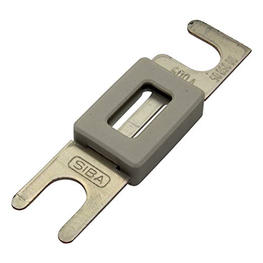 FUSIBLE SIBA 80VDC para Montacargas y Camiones, tipo B (Cubiertos) - 50A