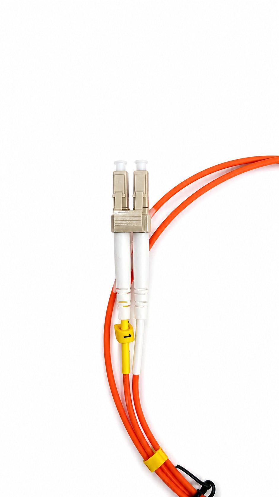 Jumper 1M ST-SC MultiMode 62.5-125 Duplex Fiber Optic Cable 2.0mm–Orange