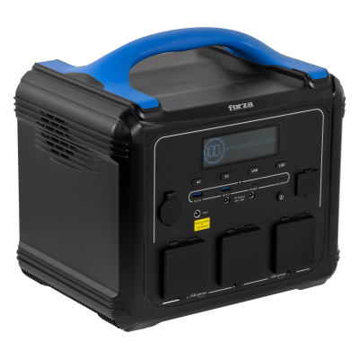 FPP-1100WH. FORZA 1200W Acumulador Litio-LMFP 1102Wh Estación portátil inversor Onda Pura MPPT