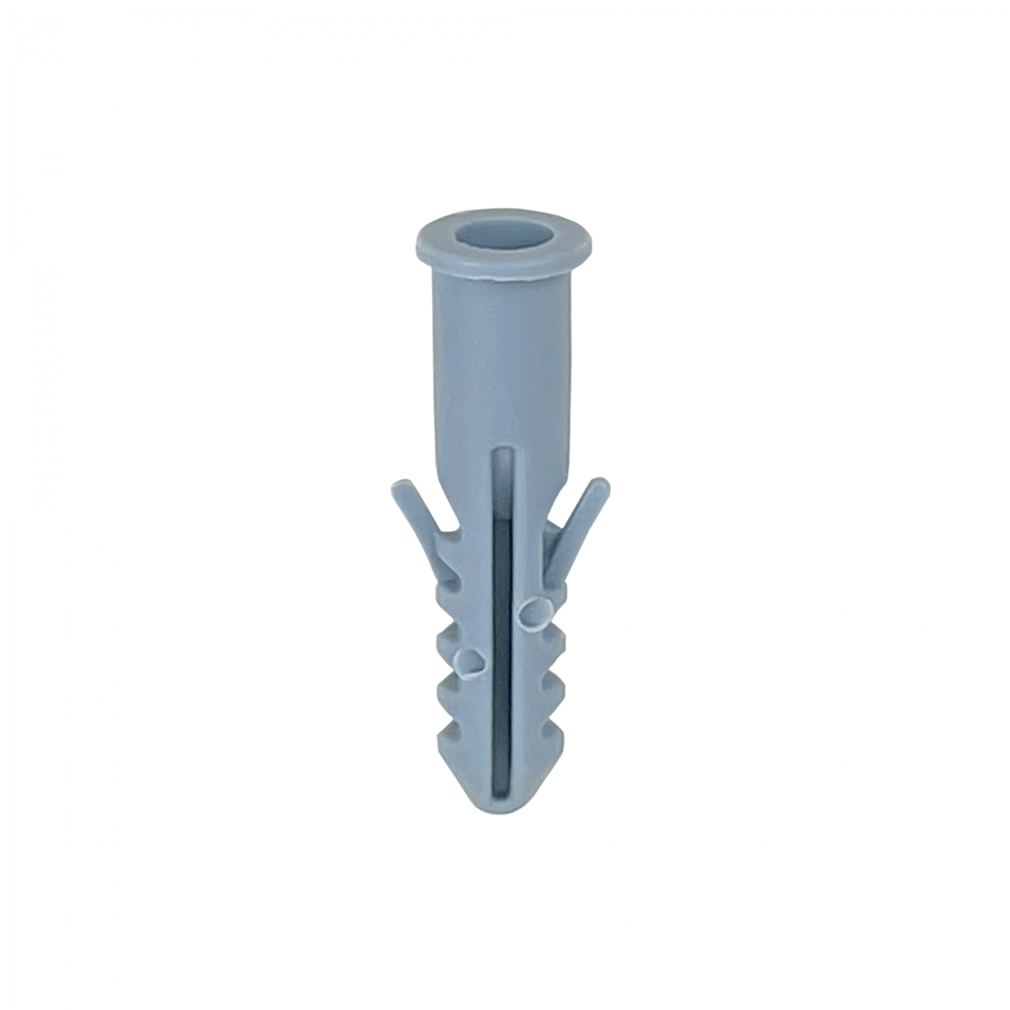 TARUGO-6MM Fijación Plástica de Polietileno Gris de 6x30mm para Tornillo de 4x32, Paquete de 100 Piezas