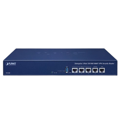 Enrutador de seguridad VPN empresarial de 5 puertos 10/100/1000T