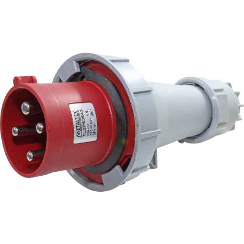 Enchufe industrial macho volante 380 a 415VAC 16 a 63A serie TL2P - 16A - 3P+T+N