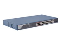 HIK Switch POE+ Adm. 24 puertos 300mt 230W 1 Uplink 1 SFP