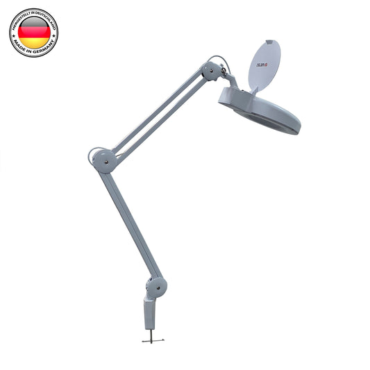 Lupa de Trabajo con Cristal Amplificador Circular 127MM aumento 1.75X3D Equipada con Cubierta – Wetec