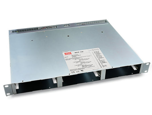 Rack 19 pulgadas para fuentes 3 slots 1000W RCP-1U - Entrada bloque terminal