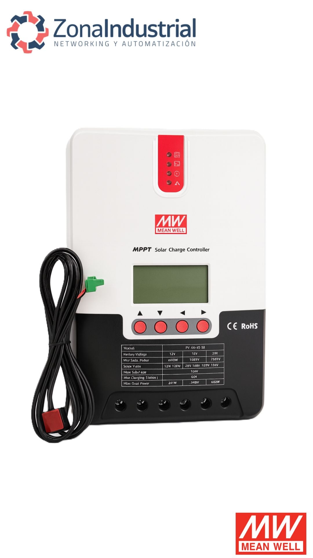 Controlador de carga solar MPPT 20A, 40A 12 y 24V Serie PV-ML - 40A