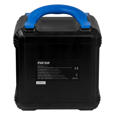 FPP-550WH. FORZA 700W Acumulador Portátil Litio-LMFP 551Wh con Inversor de Onda Sinusoidal Pura y Controlador MPPT